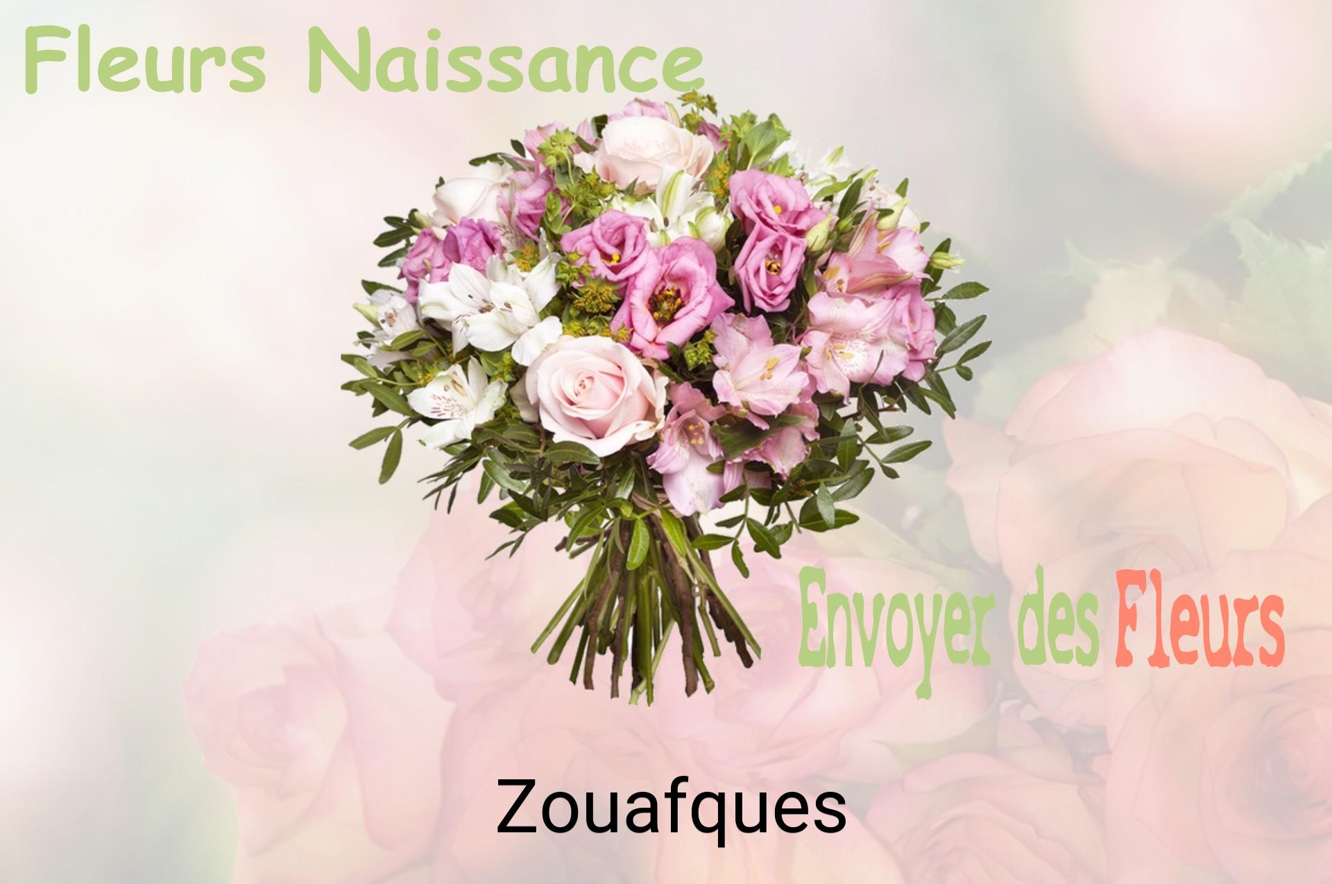 Bouquet de fleurs de naissance livré à Zouafques